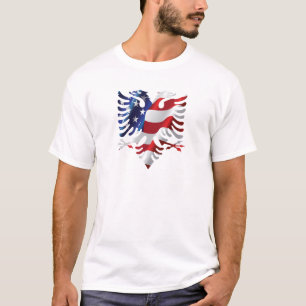 T-shirt Américain albanais Eagle