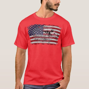 T-shirt Américain américain avec mullet aigle pour patriot