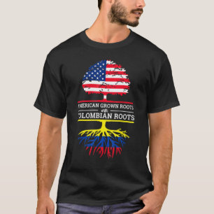 T-shirt Américain Cultivé Avec Des Racines Colombiennes Dr