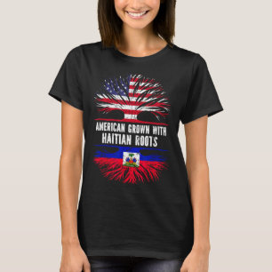 T-shirt Américain cultivé avec des racines haïtiennes Drap