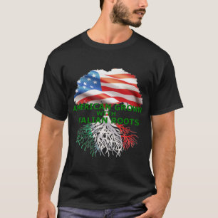 T-Shirt Américain Cultivé Avec Des Racines Italien