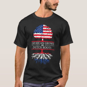 T-shirt Américain Cultivé Avec Des Racines Néerlandaises U