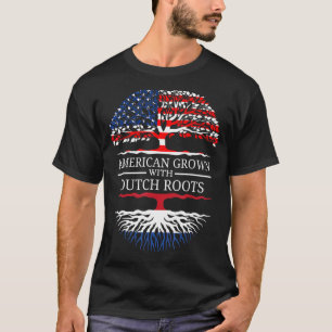 T-shirt Américain Cultivé Avec Des Racines Néerlandaises U