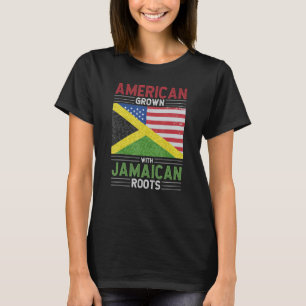T-shirt Américain cultivé avec patrimoine d'ancêtres jamaï