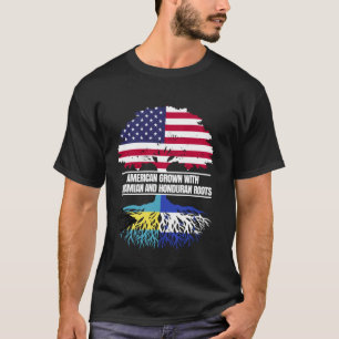T-shirt Américain cultivé avec un patrimoine de drapeau ba