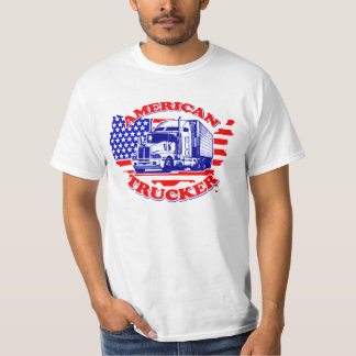 T-shirt américain de camionneur
