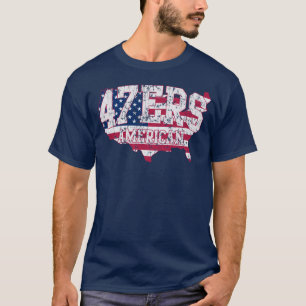 T-shirt américain de la parole de 47ers 47% Romne