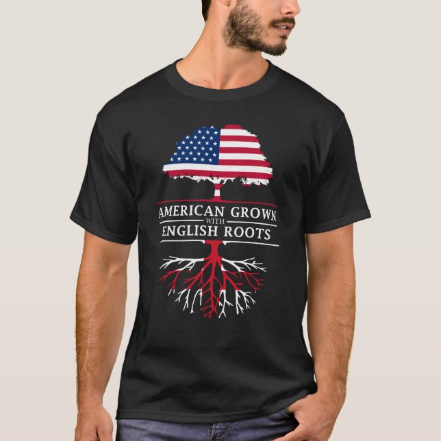 T-shirt Américain développé avec la conception de (Devant)
