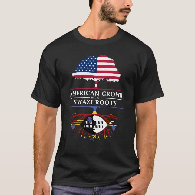 T-shirt Américain développé avec la conception du (Devant)