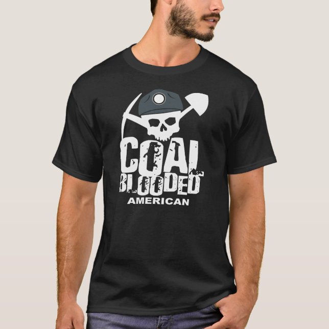 T-SHIRT AMÉRICAIN DU CHARBON BLOODED (Devant)