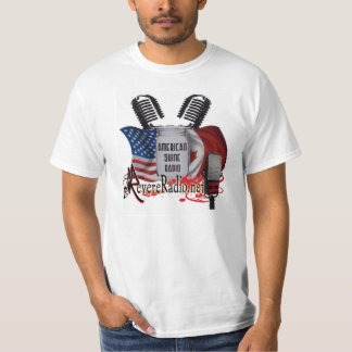 T-shirt américain du double MIC d'éclat