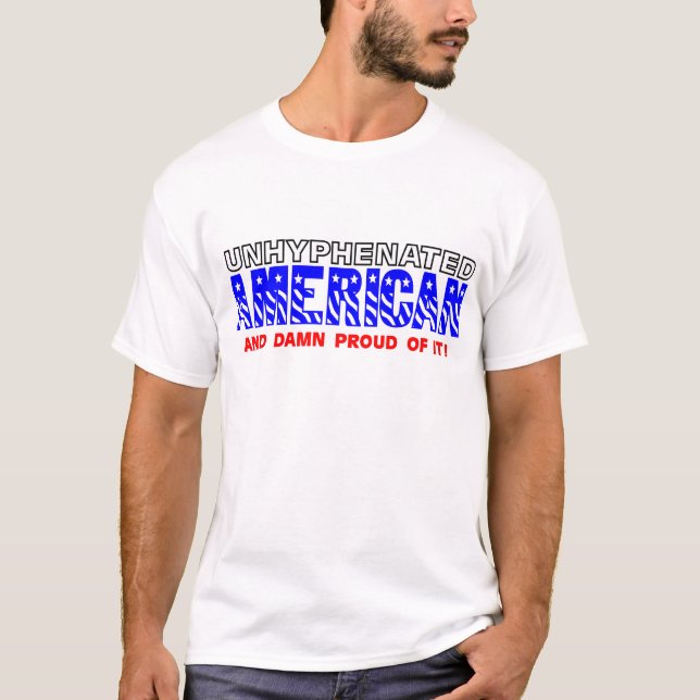 T-shirt Américain d'Unhyphenated (Devant)
