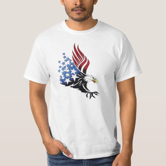 T-shirt Américain Eagle (Devant)