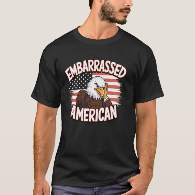 T-shirt Américain gêné (Devant)
