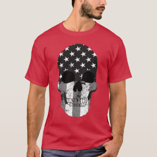 T-Shirt américain, guerrier du crâne
