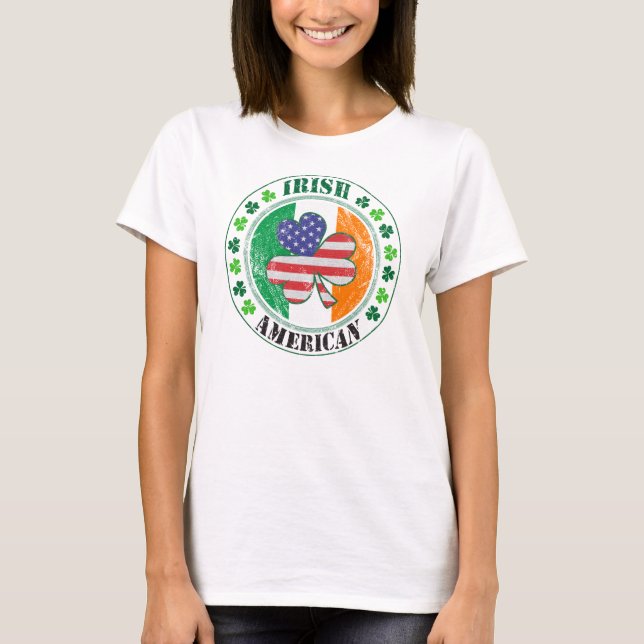 T-shirt Américain irlandais (Devant)