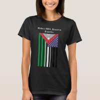 T-Shirt Américain Palestinien : Keffiyeh Patriotiq
