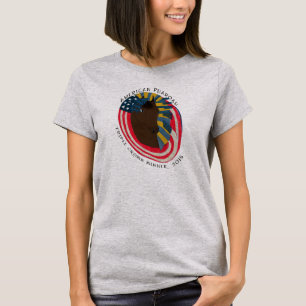 T-shirt Américain Pharoah 2015 de champion de Triple Crow