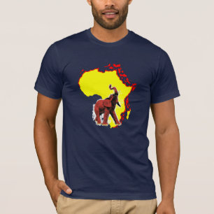 T-shirt américain sauvage d'habillement de