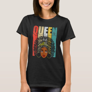T-shirt American African Women Girl Apparel Afro Black Mel