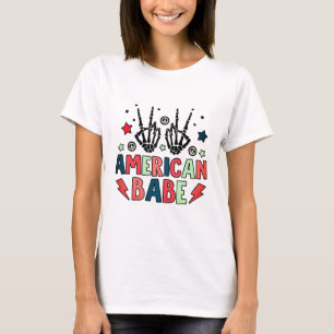 T-shirt American Babe
