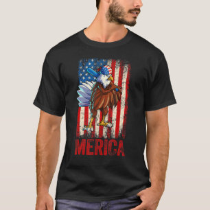 T-shirt American Bald Eagle 4 juillet femmes Hommes Améric