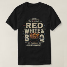 American BBQ Rouge Blanc Bleu 4 juillet