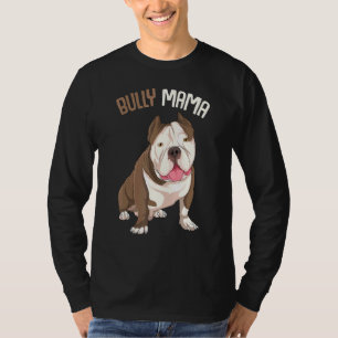 T-shirt American Bully Mama Chien Maman Femmes
