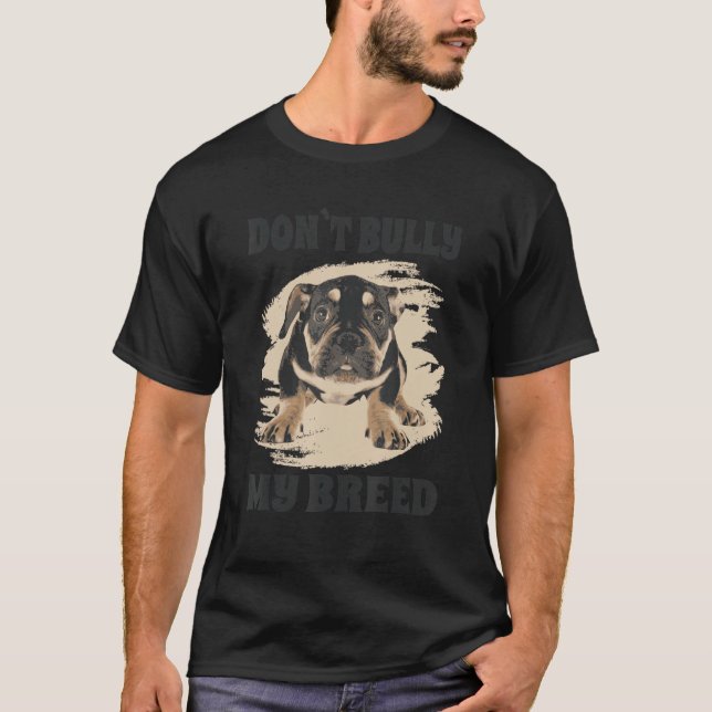 T-shirt American Bully XL Cute Puppy American Bully (Devant)