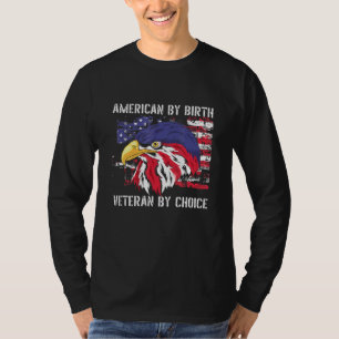 T-shirt American By Birth Vétérinaire Par Choice Patriot V