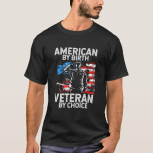 T-shirt American By Birth Vétérinaire Par Choice Patriot V
