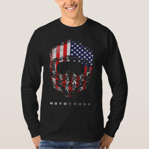 T-shirt American Dirt Bike Motocross Appareils - Motocross