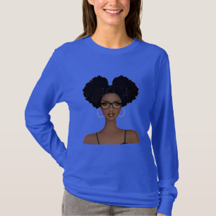 T-shirt American Diva Long Sleves