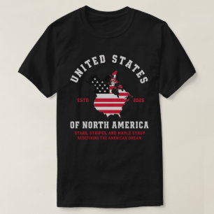 T-shirt American Dream : 2025 Étoiles, rayures et sirop d'