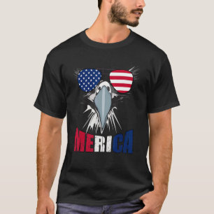 T-shirt American Eagle Mullet Merica 4 Juillet Usa F