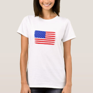 T-shirt American flag 
