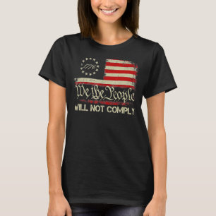 T-shirt American Flag 1776
