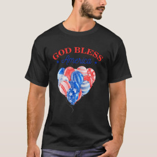 T-shirt American Flag Bald Eagle Mullet Play 4 juillet