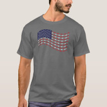 American Flag Bass Guitar Rocking aux États-Unis