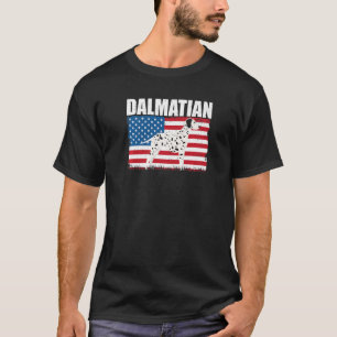 T-shirt American Flag Dalmatian Premium