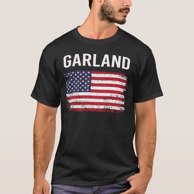 T-shirt American Flag Garland (Devant)