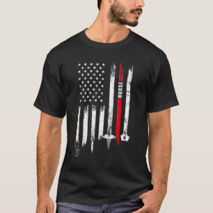 T-shirt American Flag Nurse Day Nurse Week 2022