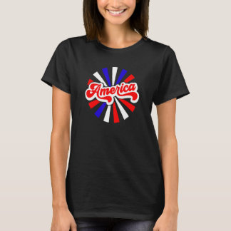 T-shirt American Flag  Patriotic Usa Merica  4th Of July