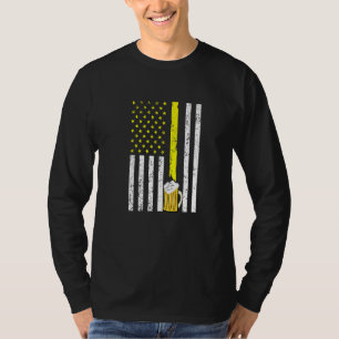 T-shirt American Flag Usa Craft Bière brasserie 4 juillet