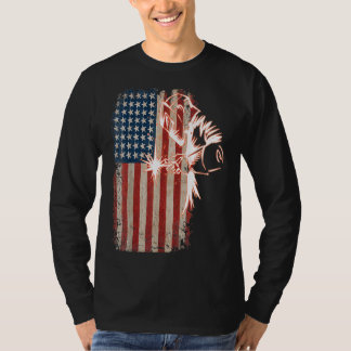 T-shirt American Flag Welder Vintage Souder Mig