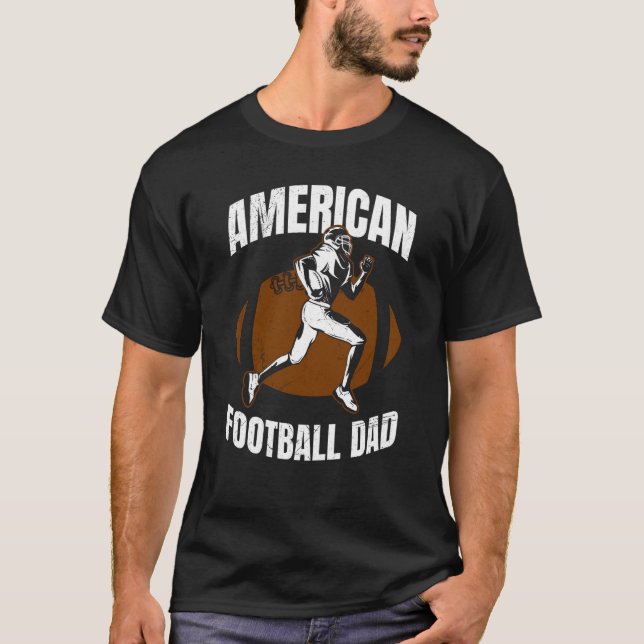 T-shirt American Football Dad Quaterback Kicker For Men Wo (Devant)