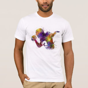 T-shirt american football player quarterback passing