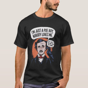T-shirt American Gothic Poe Boy pour un ver de livres ou a