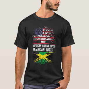 T-shirt American Grosse Avec Des Racines Jamaïcaines Drape