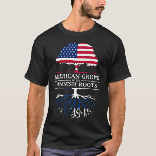 T-shirt American Grotte avec racines finlandaises Finlande